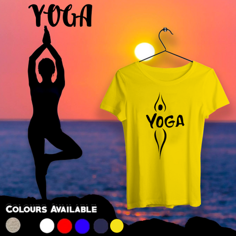 Yoga funny T-shirts for women Online India