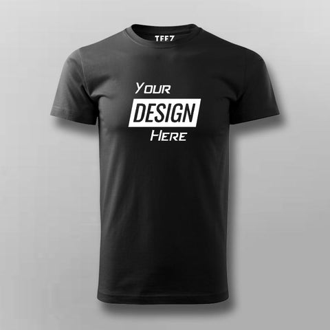 Custom round neck t shirt with logo