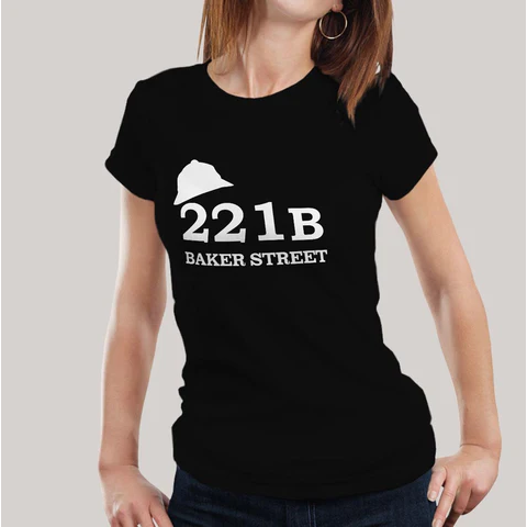 221B Baker Street T-Shirt – Sherlock Edition (Prepaid Only)
