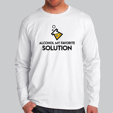 Alcohol – My Favorite Solution T-Shirt (Prepaid Offer Only)