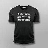 Asterisks Are Awesome Tee - Funny Grammar Lover Wear by Teez