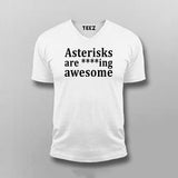 Asterisks Are Awesome Tee - Funny Grammar Lover Wear by Teez