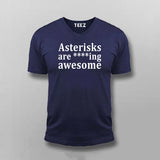 Asterisks Are Awesome Tee - Funny Grammar Lover Wear by Teez