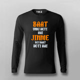 Baat Unki Hoti Hai Tee - Stylish Statement Wear by Teez