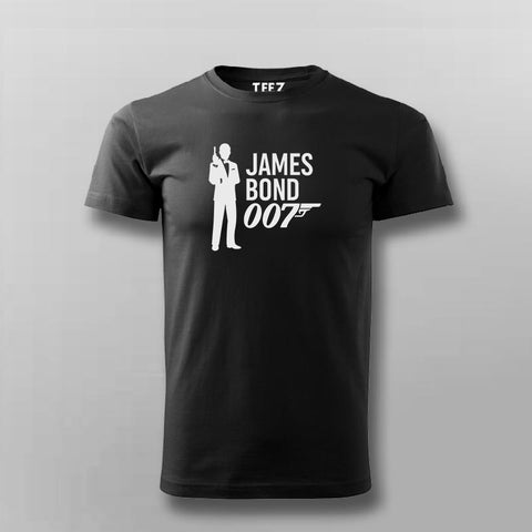 James Bond 007 T-Shirt for Men – Bold Spy Statement Tee