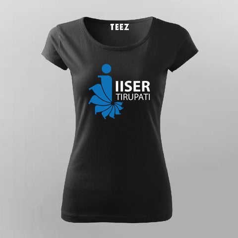 IISER Tirupati Logo T-shirt For Women