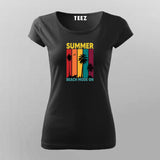 Summer Beach Mode On T-shirt For Women