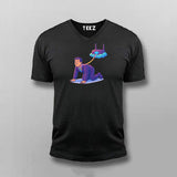 The Adult Leash We All Wear Men’s T-Shirt – Funny WiFi Addiction Tee