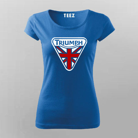 Women’s Triumph Motorcycle T-Shirt – Vintage Meets Vibe