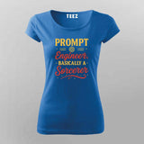 Prompt Engineer T-Shirt for Women – AI Wizard Mode Activated
