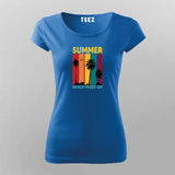 Summer Beach Mode On T-shirt For Women