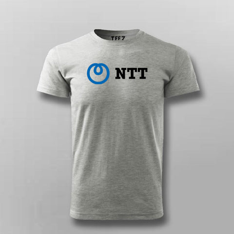 NTT Logo Graphic Tech Company Inspired T-shirt For Men