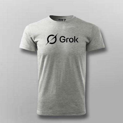 Grok Neural Wave Men’s T-Shirt – Bold Tech Aesthetic