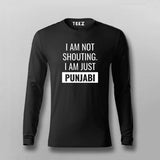Punjabi Shouting Tee - Loud and Proud by Teez