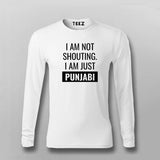Punjabi Shouting Tee - Loud and Proud by Teez