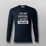 Punjabi Shouting Tee - Loud and Proud by Teez