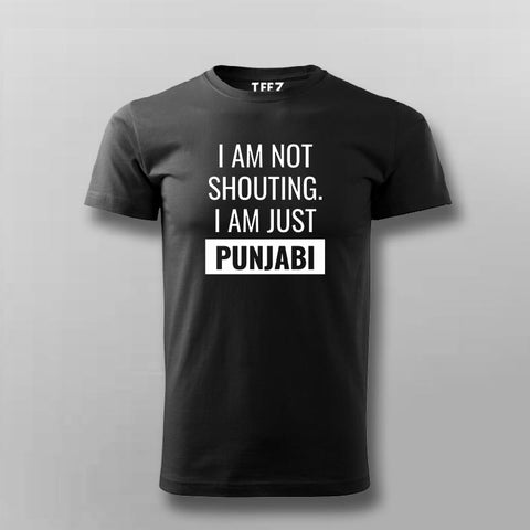 Punjabi Shouting Tee - Loud and Proud by Teez