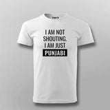 Punjabi Shouting Tee - Loud and Proud by Teez