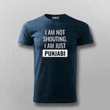 Punjabi Shouting Tee - Loud and Proud by Teez