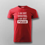 Punjabi Shouting Tee - Loud and Proud by Teez