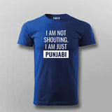 Punjabi Shouting Tee - Loud and Proud by Teez