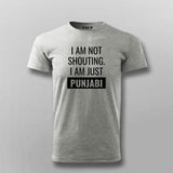 Punjabi Shouting Tee - Loud and Proud by Teez