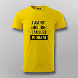 Punjabi Shouting Tee - Loud and Proud by Teez