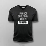 Punjabi Shouting Tee - Loud and Proud by Teez
