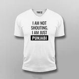 Punjabi Shouting Tee - Loud and Proud by Teez