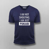Punjabi Shouting Tee - Loud and Proud by Teez