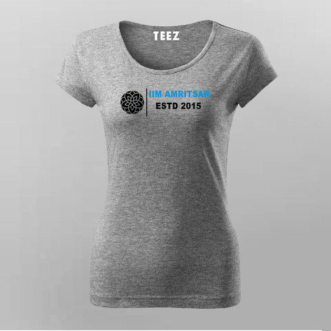 IIM Amritsar ESTD 2015 - Women's Pride Tee