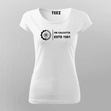 IIM Calcutta ESTD 1961 Women's Heritage Tee