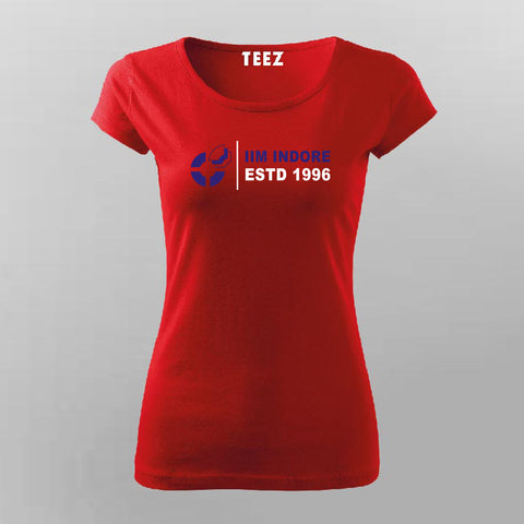 IIM Indore ESTD 1996 - Women's Alumni Shirt