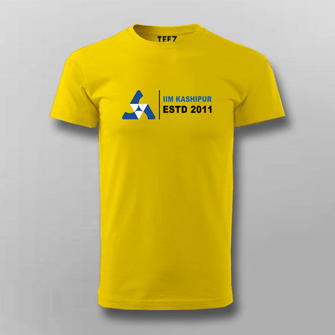 IIM Kashipur ESTD 2011 Men's Round Neck T-Shirt
