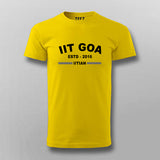 IIT Goa ESTD 2016 Men's Cotton Tee