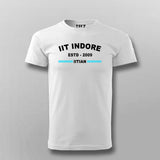 Men's IIT Indore ESTD 2009 Round Neck T-Shirt