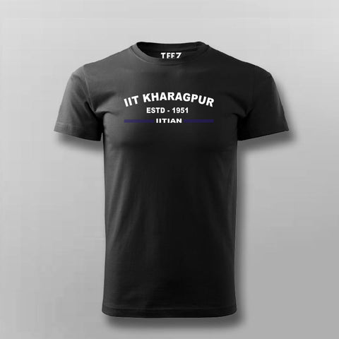 IIT Kharagpur ESTD 1951 Classic Cotton T-Shirt for Men