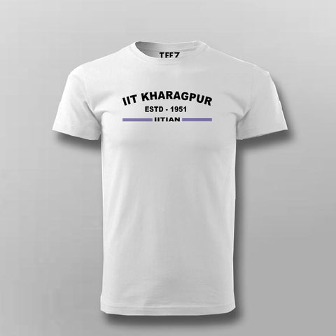 IIT Kharagpur ESTD 1951 Classic Cotton T-Shirt for Men