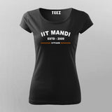 IIT Mandi Modern Fit T-Shirt ESTD 2009 - Women's