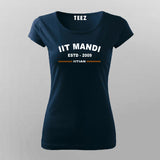 IIT Mandi Modern Fit T-Shirt ESTD 2009 - Women's