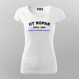IIT Ropar Recent Era Women's T-Shirt ESTD 2008
