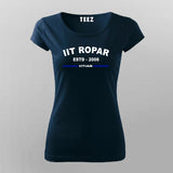 IIT Ropar Recent Era Women's T-Shirt ESTD 2008
