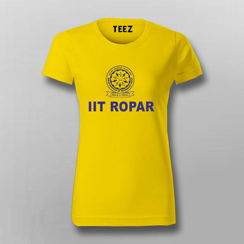 IIT Ropar Women's T-Shirt - Academic Excellence