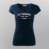 IIT Tirupati ESTD 2015 Women's Stylish T-Shirt