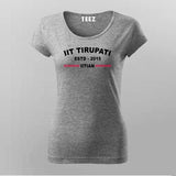 IIT Tirupati ESTD 2015 Women's Stylish T-Shirt