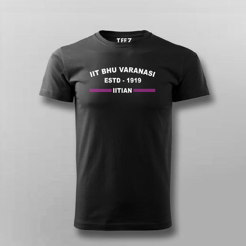 IIT Varanasi ESTD 1919 Classic Cotton T-Shirt