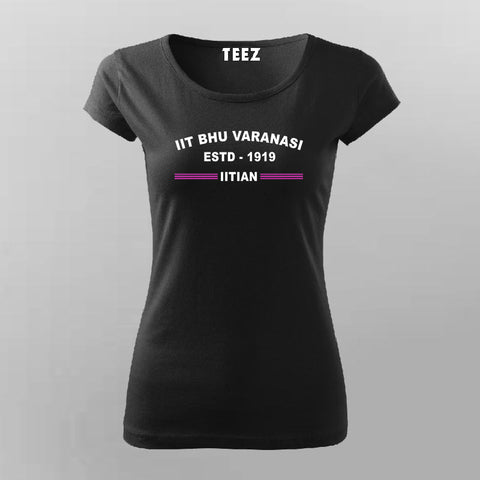 IIT Varanasi ESTD 1919 Women's Vintage Tee