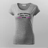 IIT Varanasi ESTD 1919 Women's Vintage Tee