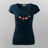 Ladakh Tibetan Prayer Flags Spiritual T-shirt For Women