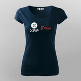 XRP Flare Network Collaboration T-shirt For Women